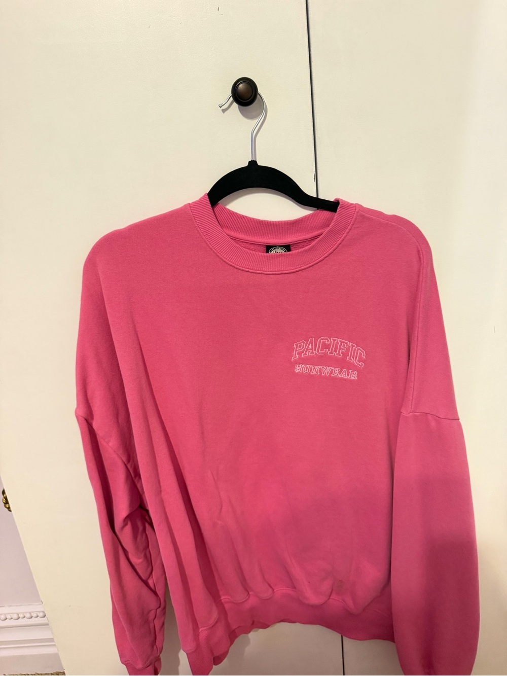 Pacific Sunwear Bright Pink Crewneck Pullover